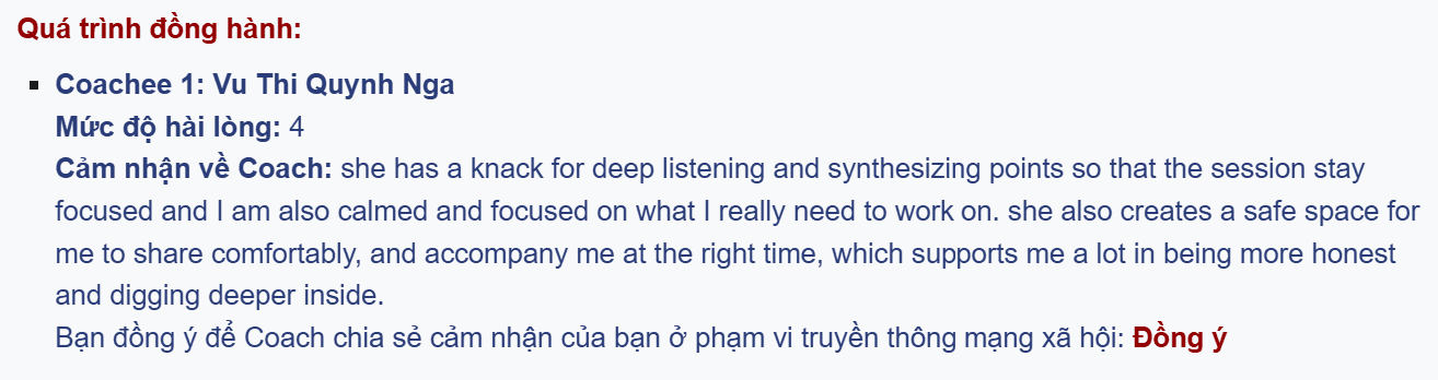 Feedback coachee 4